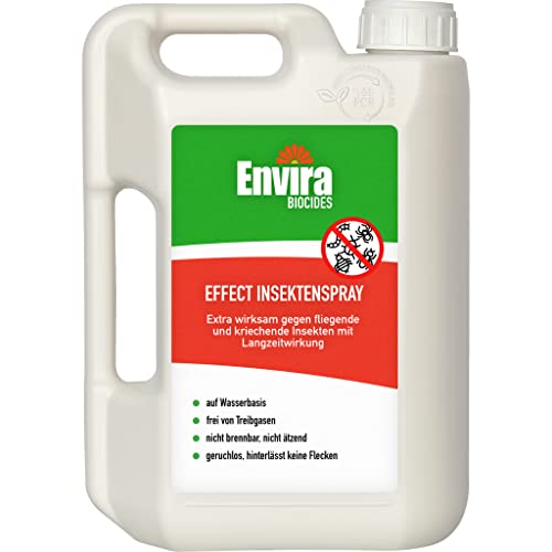 Envira Effect Insecticide Universel - Spray Insecticide Longue Durée - Anti-insectes à base d'eau - 2 litres