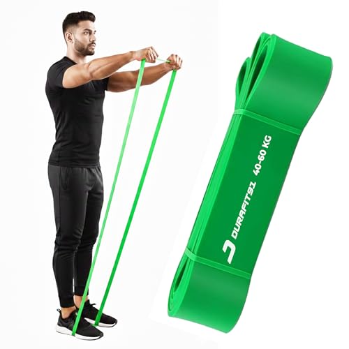 Image of Resistance Bands Set of 2 (Light & Extra Heavy), Pull Up Bands for Men & Women, Exercise Bands for Strength Training, Home Workout, Gym Fitness, Stretching, Mobility, Yoga, Crossfit