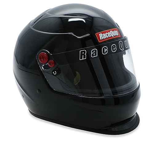 RACEQUIP Full Face Helmet PRO20 Series Snell SSA2020 Rated Gloss Black Medium 276003