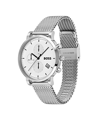 Hugo Boss Integrity Analog White Dial Men's Watch-1513933 - Image 2
