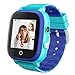 Produktbild 4G Kinder Smartwatch mit GPS-Tracker,Kindertelefon Smart Watch mit Kamera,Anruf,Schrittzähler,SOS,Touchscreen Armbanduhr Jungen Mädchen Smartphone,3-12 Jahre Kinder Student Geburtstagsgeschenke
