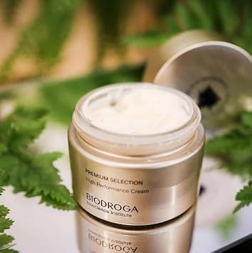 Biodroga Premium Selection High Performance Cream (1.7 oz) with 24 CARAT GOLD - 95.8% Natural - Luxury Class for Mature Skin - NO Fragance, Colouring, Silicons, Mineral Oil, Parabens, Gluten, PEGs
