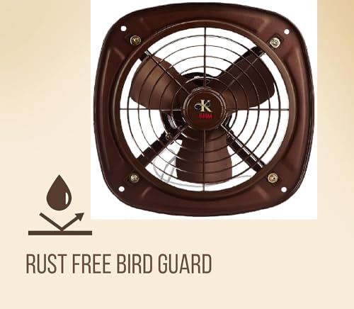 Image of K.U.H.A. 300mm High Speed (12 Inches) Fresh Air Exhaust Fan (Silver) 1 Year Warranty