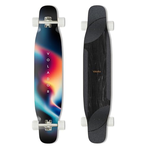 VOLADOR 46inch Dancing Longboard RhythmFlow Pro | Maple Deck with Zoned Grip...