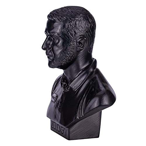 Busto de Volodímir Zelenski de piedra de 15 cm coleccionable 4