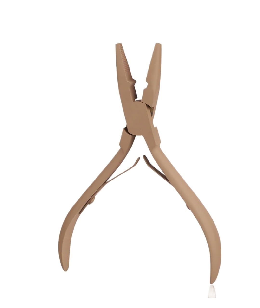 Jbjygsg Br Weft Tool Micro Ring Application Pliers Tool Micro Beads Closer Stainless Steel Hair Extension Pliers(Br)