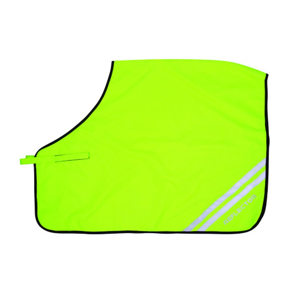 HyVIZ Reflector Mesh Horse Quarter Exercise Sheet (Cob) (Yellow)