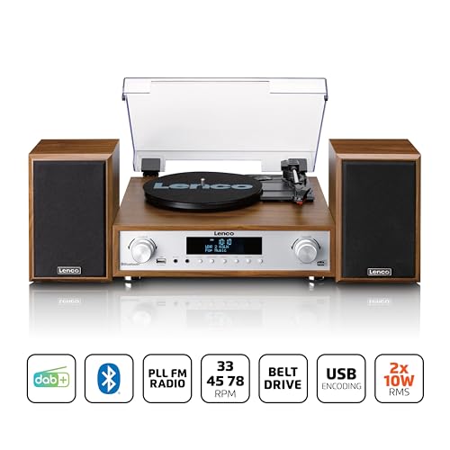 Lenco MC-160WD Bois - Les Beatles, Paul McCartney, John Lennon, RIngo Starr, George Harrison Lenco MC-160WD Bois – Image 4