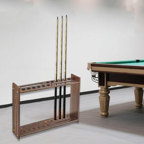 Porte-queues de Billard en Bois vertical et support de rangement robuste au sol - 6