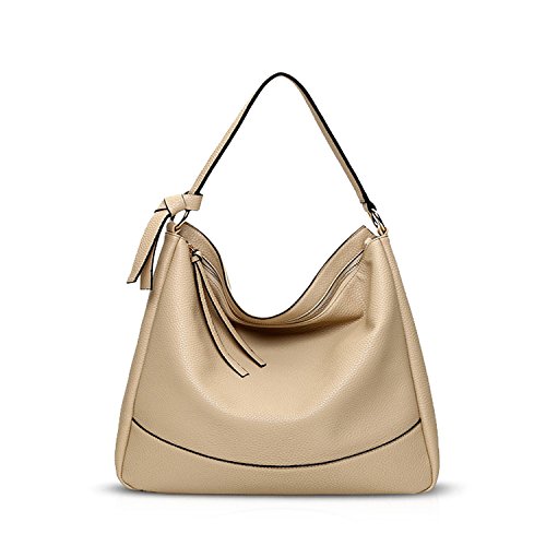 Sac à main fourre-tout noir WolFum en cuir PU imperméable pour femme