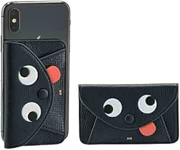 新品ANYAHINDMARCH スマホカードケース シルバー ANYA HINDMARCH - 新品 アニヤ ハインドマーチ ANYA HINDMARCH