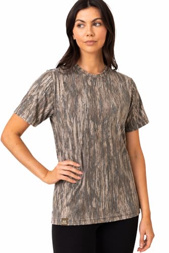 トップス WOODBLOCK LS MESH RUGGER SHIRT REAL TREE RealTree RT2103 - Unisex Realtree® Performance Colorblock T-Shirt