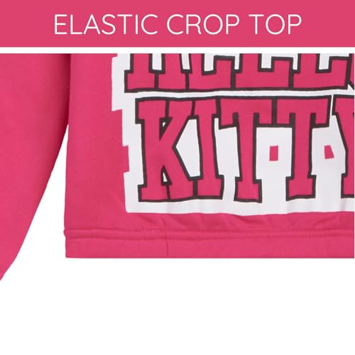 Image of Hello Kitty Girls' Fleece Sweatshirt and Pants Set Toddler to Big Kid