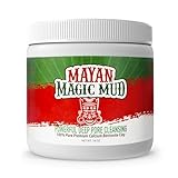Mayan Magic Mud Powerful Deep Pore Cleansing Calcium Bentonite Clay - 1 lb - Natural Face Mask Peel for Men and Women - USA Made Full Facial Skin Care - Spa Level Skin Cleanser Beauty Products