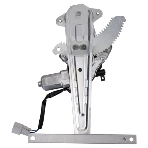 Image of TRQ Rear Right Power Window Regulator & Motor Assembly Passenger Side Compatible with 2011-2017 Nissan Juke 2011-2012 Leaf