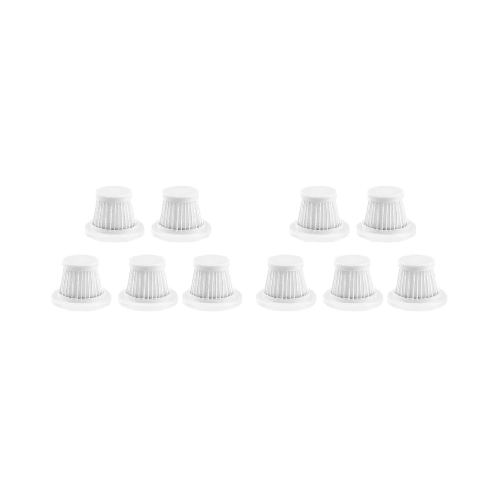 Piezas De Filtro Hepa De 5/10 Uds., Elemento De Coche Doméstico, Filtro De Repuesto Inalámbrico For Aspiradora De Mano(10pcs)