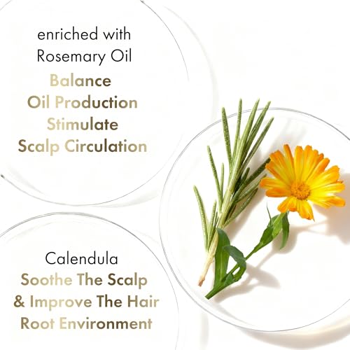 ALFHEIM Rosemary+ Purifying Hair Mask – Deep Hydrating & Balancing Treatment for Oily & Fine Hair with Rosemary, Peppermint & Jojoba Oils – Strengthens, Smooths & Refreshes – Sulfate Free – 8.45 oz — view 6