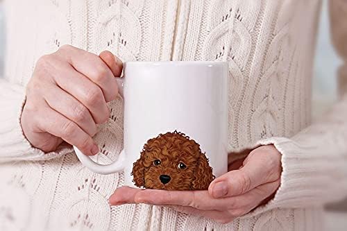 MUGBREW Brown Toy Poodle Ceramic Coffee Mug Tea Cup, 11 OZ - Image 8