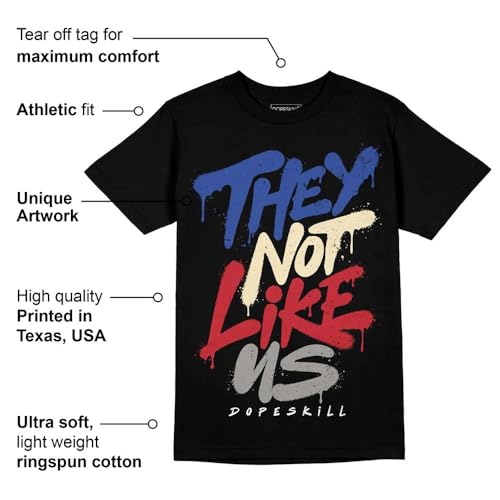 Image of DopeSkill Graphic Tee Streetwear Hip Hop Hypebeast Unisex T-Shirt Sneaker Colour Matching Shirts Inspired Motivation Quotes