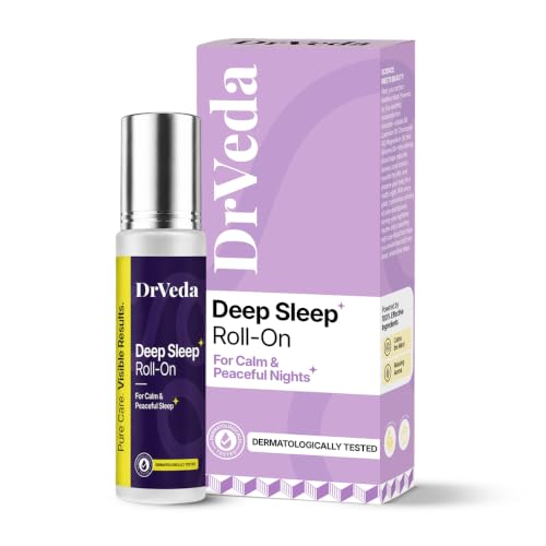 Image of Deep Sleep Roll-On - Calming Aroma for Restful Nights & Relaxation | Sleeping Aid Helps Improve Sleep with Lavender, Chamomile, Sandalwood, Coconut & Sesame Oils | 100% Natural Essential Oils, 10 ml (Pack of 1)