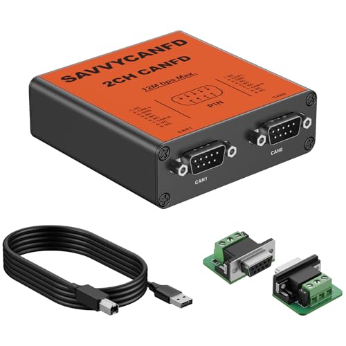 Image of USB to Dual Channel CAN FD Converter SavvyCAN-FD-X2 CAN Speed Up to 12M Max Isolated Against USB 2.5KV,CE,FCC