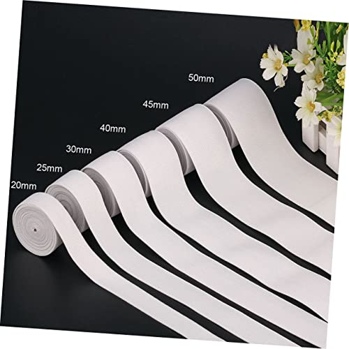 Ruban élastique plat couture blanc pour finitions textiles soignées - 7