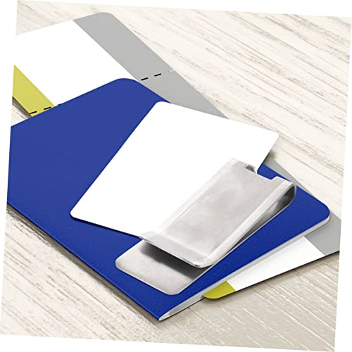 Cartera delgada de metal resistente para hombre tarjetero con clip simple 6