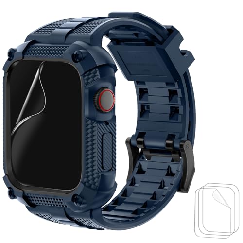 Wristitani Compatible avec Apple Watch Bracelet 40mm 44mm 41mm 45mm 49mm Ultra Résistant aux Chocs Sport Bracelet Ultra2, Bracelet de Remplacement pour iWatch...
