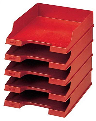 Preisvergleich Produktbild helit Briefablage Standard, DIN A4, Polystyrol, lichtgrau