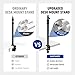 NEEWER Camera Table Mount with Ball Head, 17-40 Inch Adjustable Table Light Tripod with 1/4 Inch Screw and C Clamp for DSLR Camera, Ring Light, Live Stream, Vlog, Maxi Load: 3 kg, TL283 (Blue)