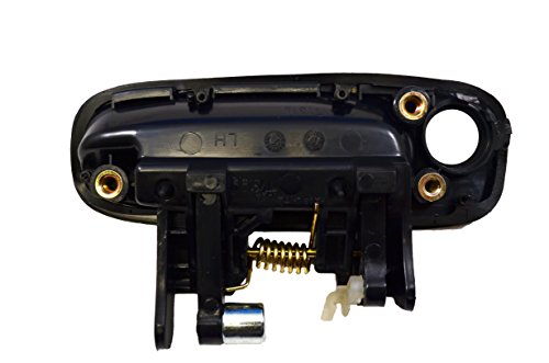 Pt Auto Warehouse To-3199A-Fl - Outside Exterior Outer Door Handle, Textured Black - Driver Side Front #TOP1