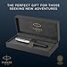 Parker Sonnet Fountain Pen | Legacy of Flight | 18k Gold Nib | Chrome Trim | Medium Nib | Gift Box