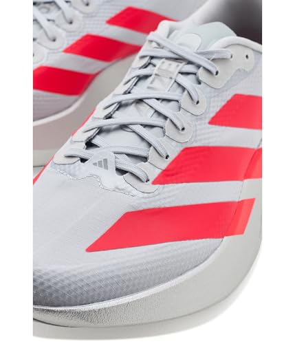 Image of adidas Men's Adizero EVO SL Woven M Silver met.Lucid red /Iron met. 13 US