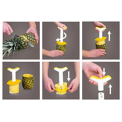 Vacu Vin vide ananas efficace pour tranches parfaites sans perte - 4