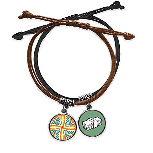Pulsera de cuero tótems de México para lucir un estilo étnico único en tus viajes