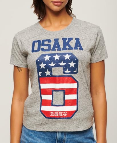 T shirt à drapeau femme Superdry 90& Osaka 6 - vue 8