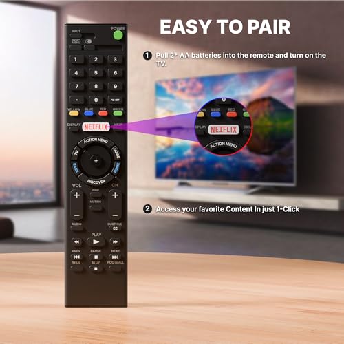 ZdalaMit Original Remote Control Compatible with Sony Bravia TV Remote Control URC 153 Fit for Smart LCD LED UHD OLED QLED 4K Android Televison & All Sony TV's with Hot Keys 2 416WbMFO+GL