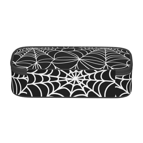 Image of Spider Web Pencil Case Aesthetic Large Capacity Pen Pouch | Storage Bag with Compartments for Travel School Office Organizer