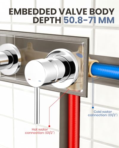 Grifo de lavabo empotrado con ahorro de agua M24 Perlator 4