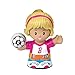 Replacement Part for Fisher-Price Little People Playset - Replacement Female Soccer Star Player Figure ~ Inspired by Barbie You Can Be Anything