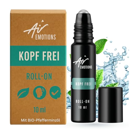 Air Creative® 'Kopf Frei' Roll on mit Pfefferminzöl – bei Kopfschmerzen & mentaler Anspannung