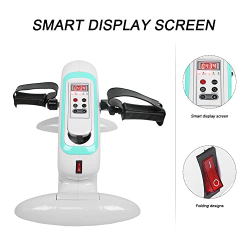 Image of Folding Treadmills Under Desk Bike Pedal Exerciser with Adjustable Leg - Exercise Bike Desk Cycle, Leg Exerciser