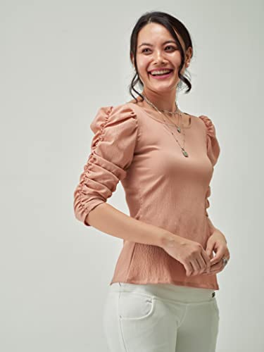 Image of AASK Casual Solid Women Top