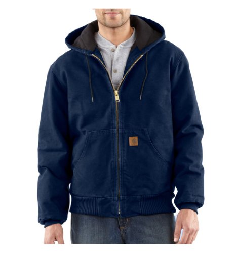 Carhartt Men's Big-Tall Quilted Flannel Lined Sandstone Active Jacket