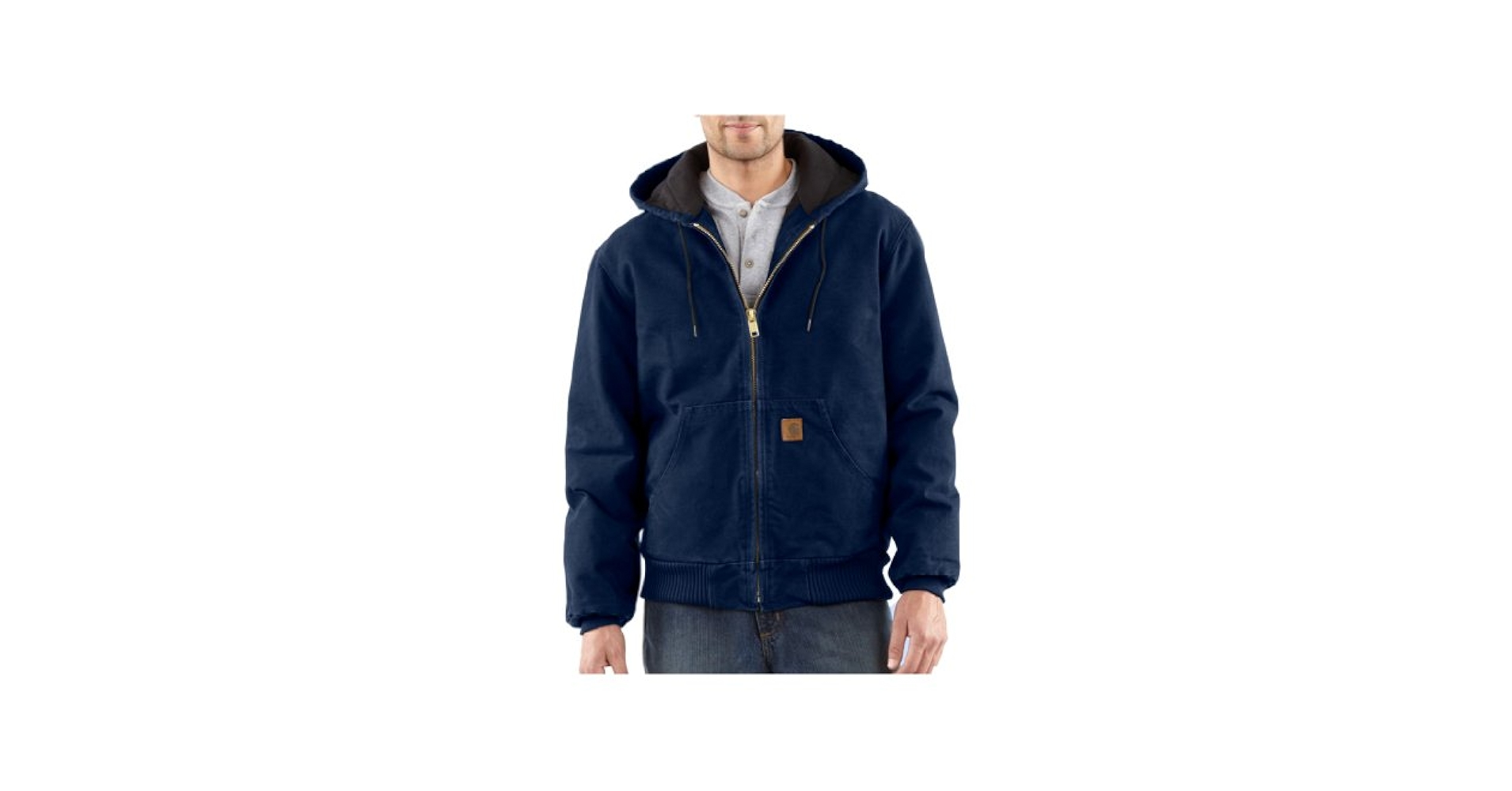 Carhartt Quilt Active Jacket, Blue, Large at Amazon Men's