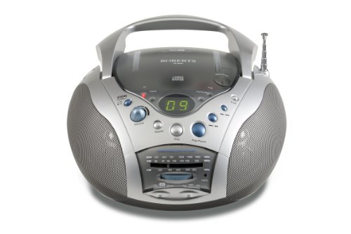 Roberts CD9959 Swallow LW/MW/FM Radio CD Player - Grey/Silver
