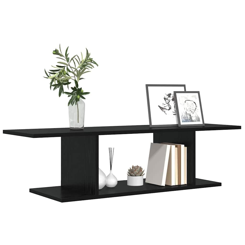 Mobile TV da parete, nero, 103 x 30 x 26,5 cm, set di mobili bassi