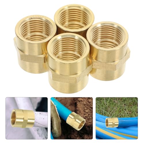 Accesorios de tubería de cobre con rosca hembra doble de 4 piezas 8