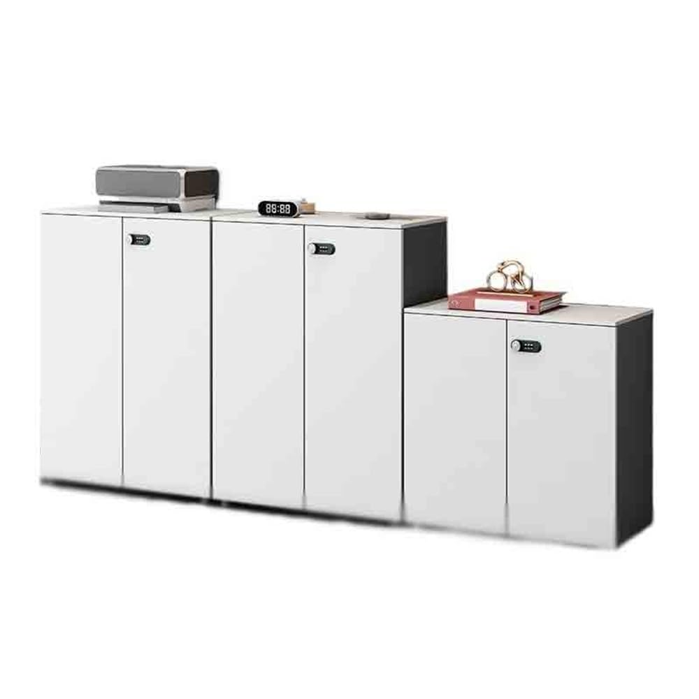 Aioneer Black/White File Cabinet And Combination Cabinet Wooden Short Filing Cabinet Office Data Sundry Storage Cabinet Filing Cabinet
