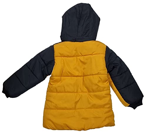 Fashion Boy Jungen Jacke Winterjacke gefüttert in Gelb/Weiß/Schwarz, Gr. 92/98, K.JH40.2